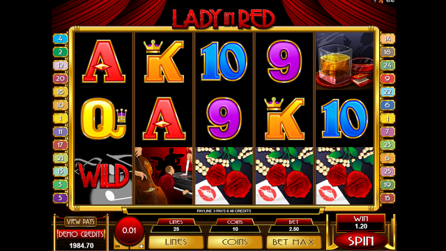 Игровой автомат Lady In Red 4