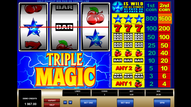 Игровой автомат Triple Magic 8