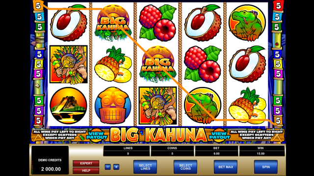 Игровой автомат Big Kahuna 7