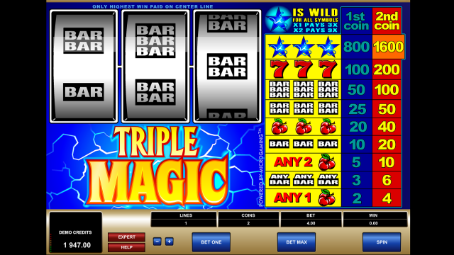 Игровой автомат Triple Magic 9