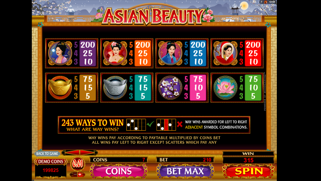 Игровой автомат Asian Beauty 2