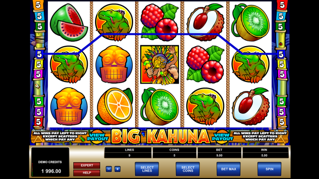Игровой автомат Big Kahuna 8